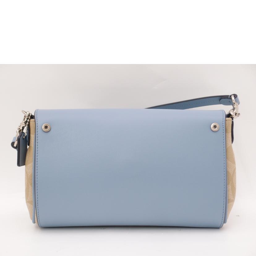 COACH コーチ/シグネチャーリバーシブルショルダー/ホワイト×ブルー/F59534//A1732/SAランク/69