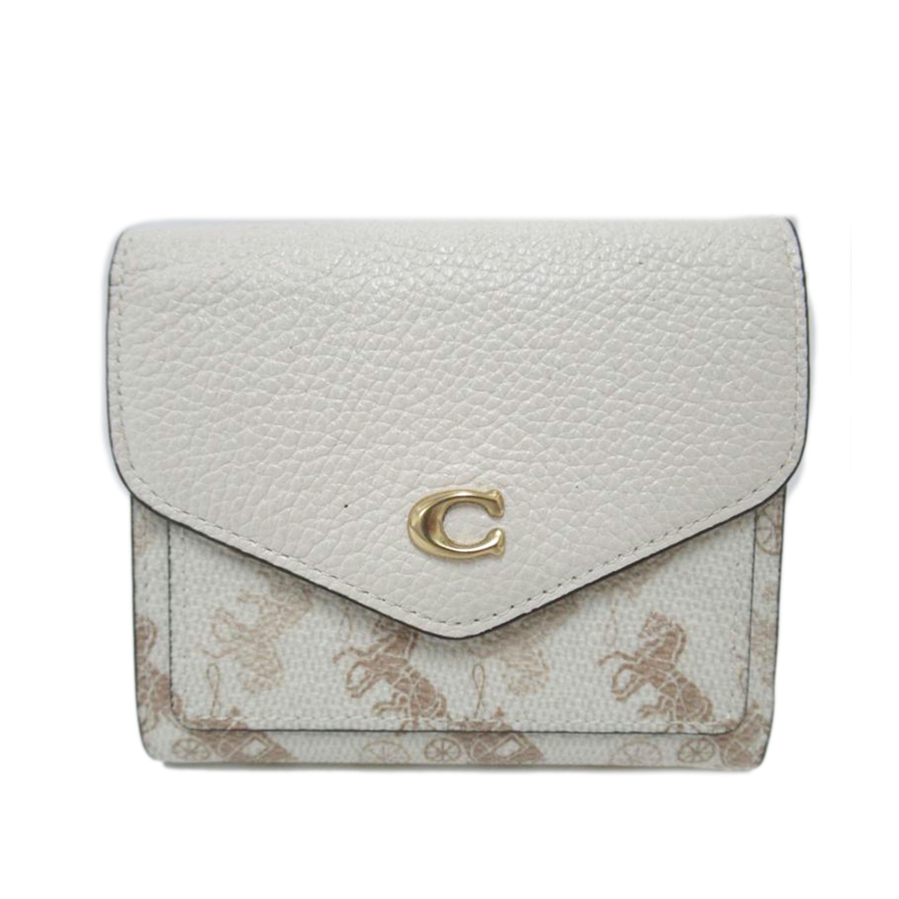 COACH/三つ折財布/ホース&キャリッジ/C3161//E2246/Aランク/63