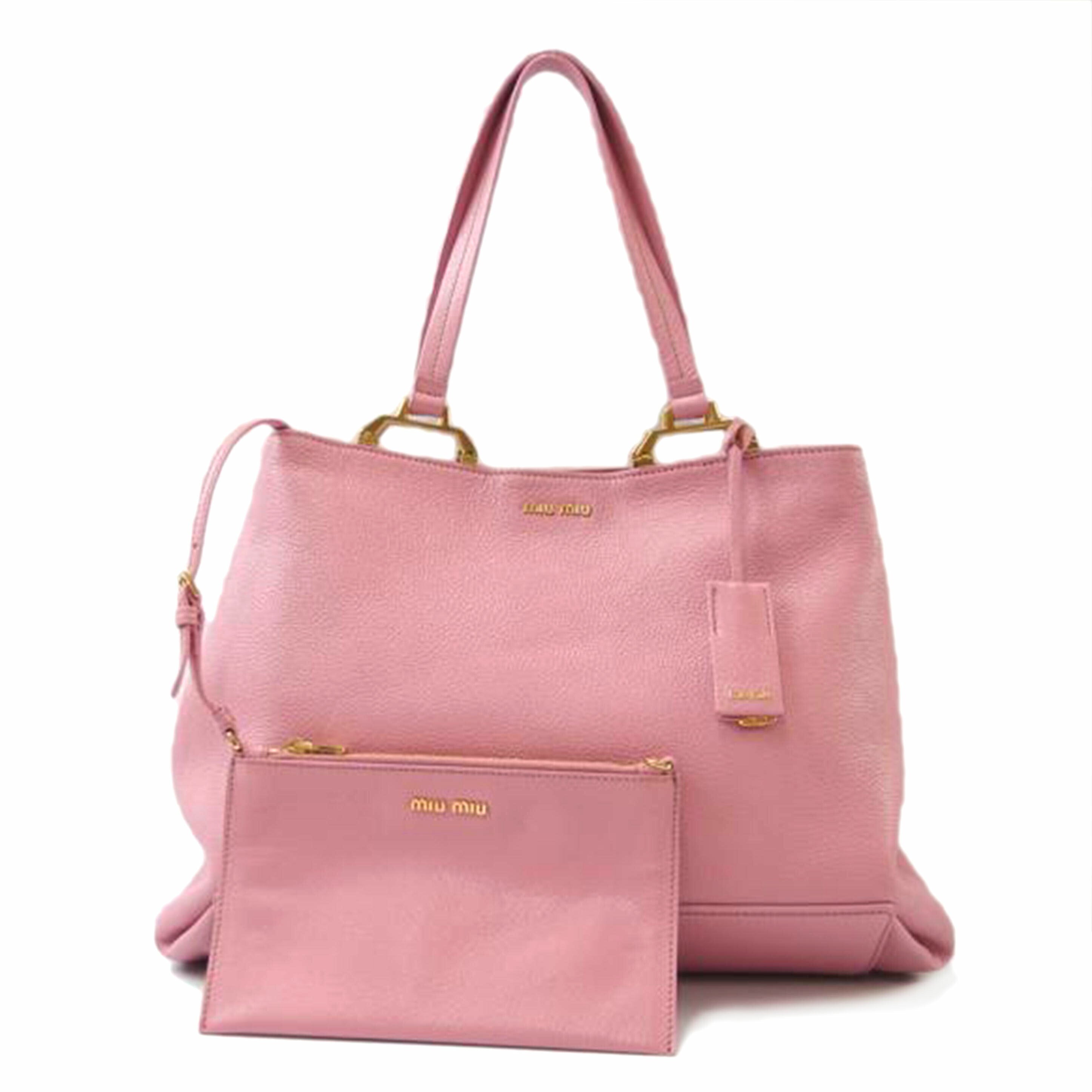 miumiu/マドラスレザートートバッグ/5BG002//154/ABランク/83