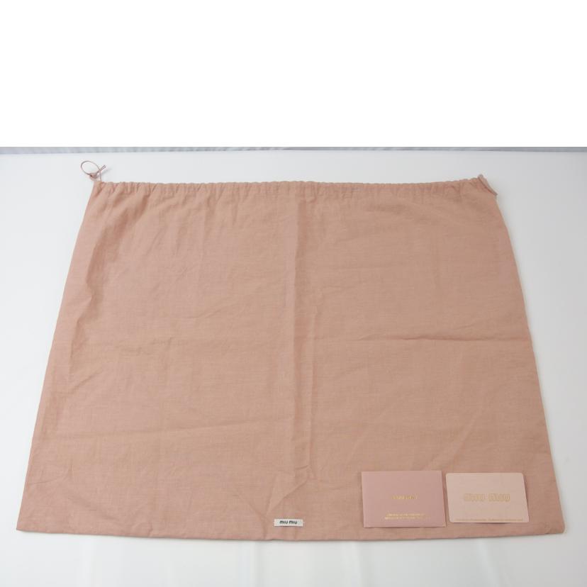 miumiu/マドラスレザートートバッグ/5BG002//154/ABランク/83