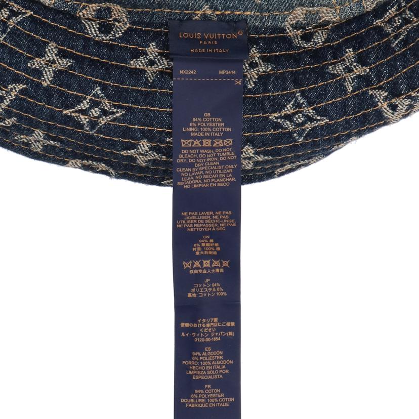 LOUIS VUITTON ルイヴィトン/シャポーモノグラムタペストリーバケットハット/NX2242 MP3414//ABランク/85