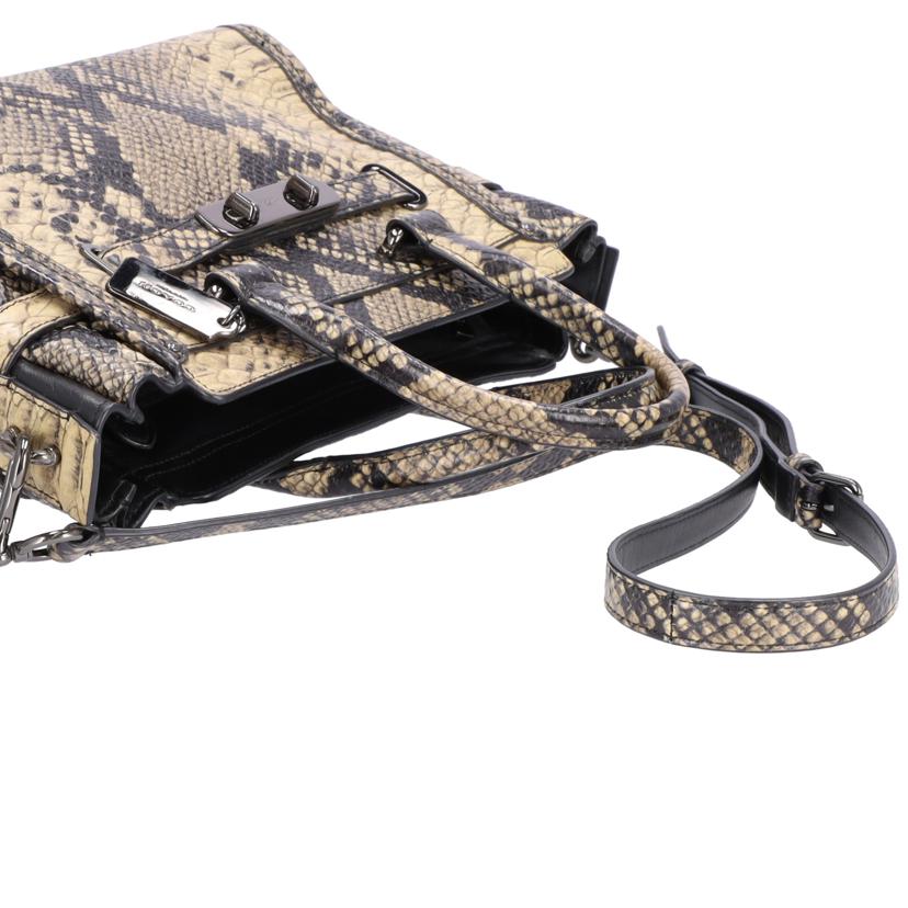 COACH コ-チ/パイソン型押し/2WAYバック/38361//D16**/ABランク/75