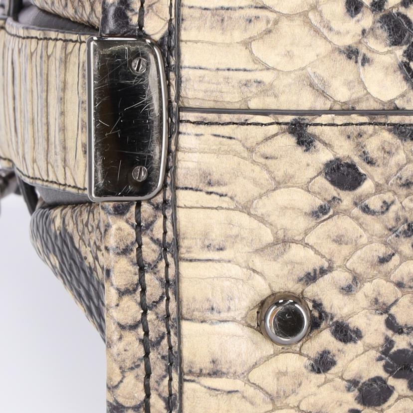 COACH コ-チ/パイソン型押し/2WAYバック/38361//D16**/ABランク/75