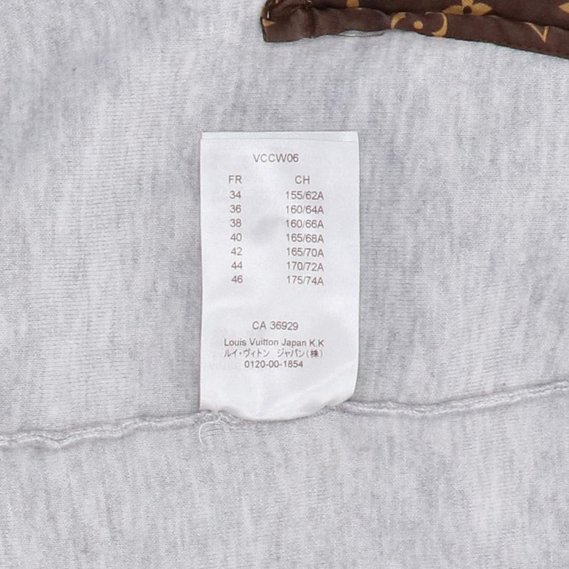 LOUIS VUITTON ルイヴィトン/カシミヤコットンジップパーカー・GY/RW171W OLM FBKC09//Bランク/85