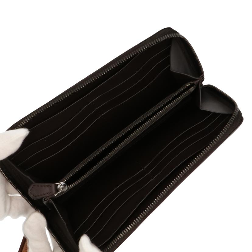 Berluti /イタウバカリグラフィーラウンドジップ長財布/茶//ABランク/75