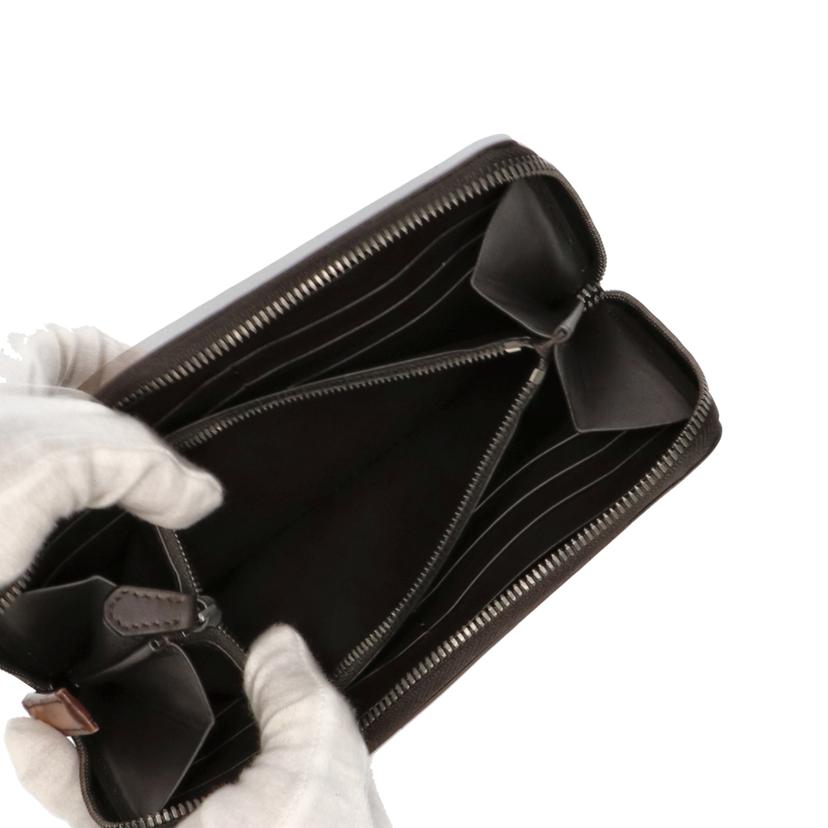 Berluti /イタウバカリグラフィーラウンドジップ長財布/茶//ABランク/75