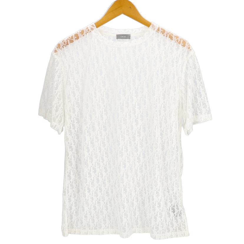 DIOR ディオール/オブリークシースルーTシャツ・WH/923J615A0537//ABランク/85