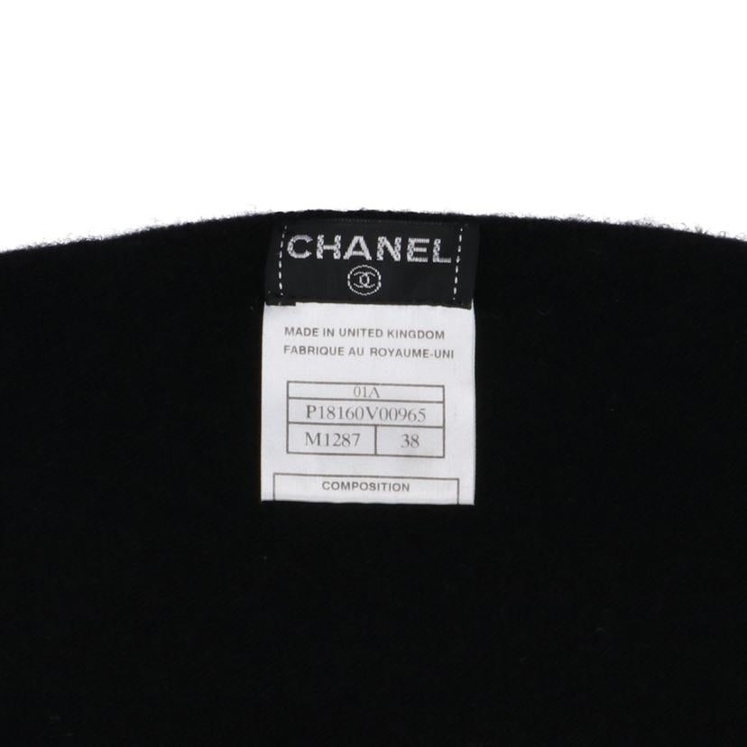 CHANEL シャネル/カシミヤノースリーブニット・BK//Bランク/85
