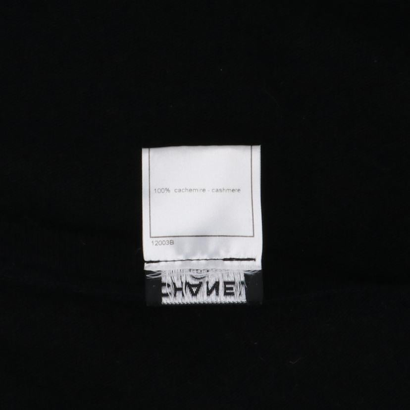 CHANEL シャネル/カシミヤノースリーブニット・BK//Bランク/85