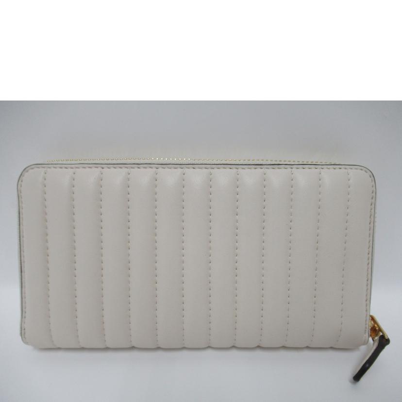 COACH/ラウンドファスナー長財布/キルティング・レザー/2855//L2057/Aランク/63