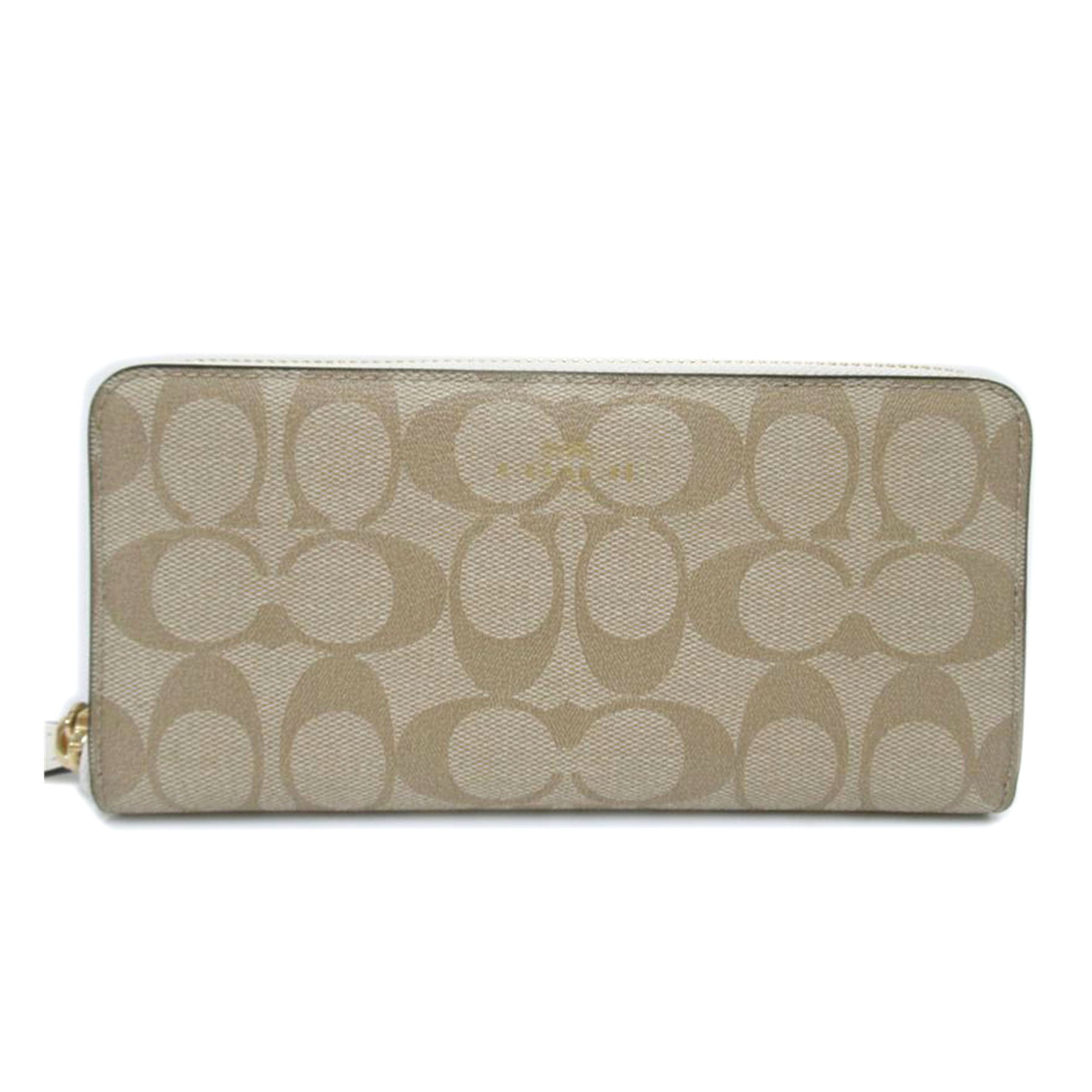 COACH/ラウンドファスナー長財布/シグネチャー/F59267//H1881/Aランク/63