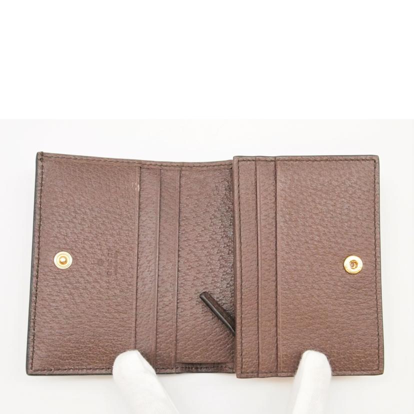 GUCCI グッチ/GGキャンバスオフディアコンパクトウォレット/523155//493075/ABランク/91