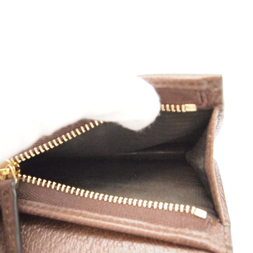 GUCCI グッチ/GGキャンバスオフディアコンパクトウォレット/523155//493075/ABランク/91