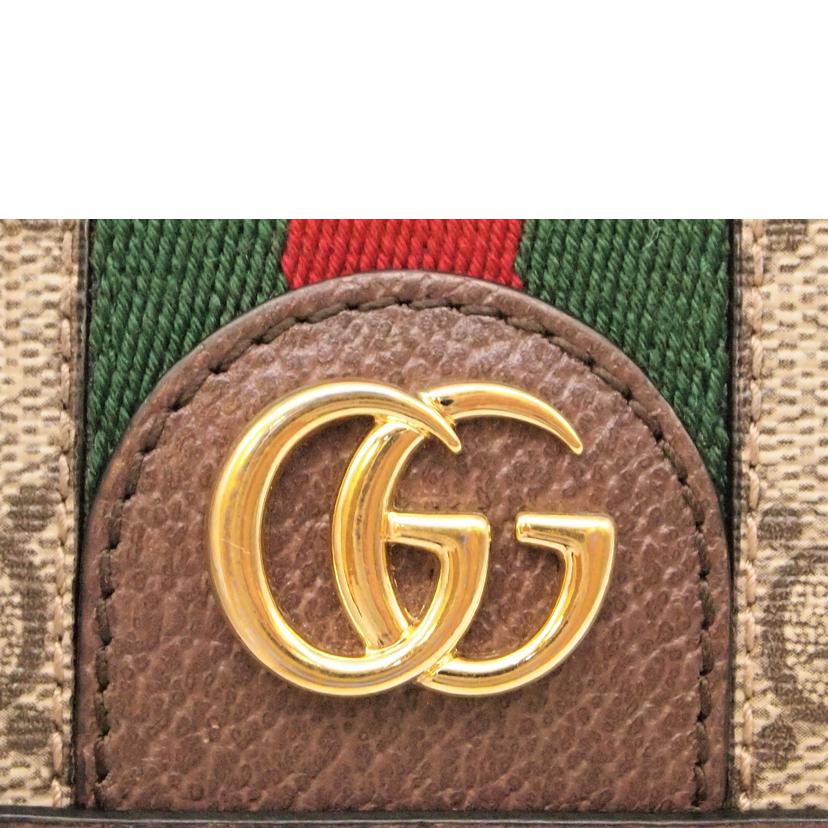 GUCCI グッチ/GGキャンバスオフディアコンパクトウォレット/523155//493075/ABランク/91