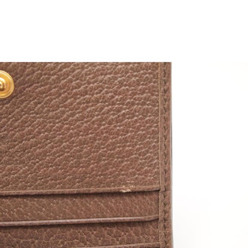 GUCCI グッチ/GGキャンバスオフディアコンパクトウォレット/523155//493075/ABランク/91