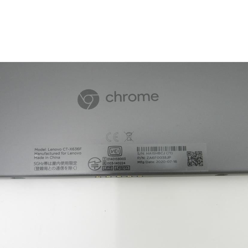 Lenovo レノボ/IdeaPad Duet Chromebook/CT-X636F//HA15HBCJ/Aランク/69