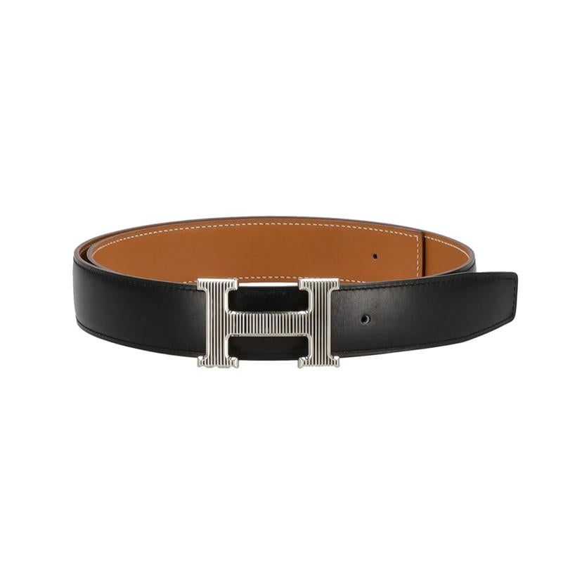 HERMES エルメス/コンスタンス Hバックル リバーシブルベルト 32mm/ブラック×ブラウン//K 9***/ABランク/01