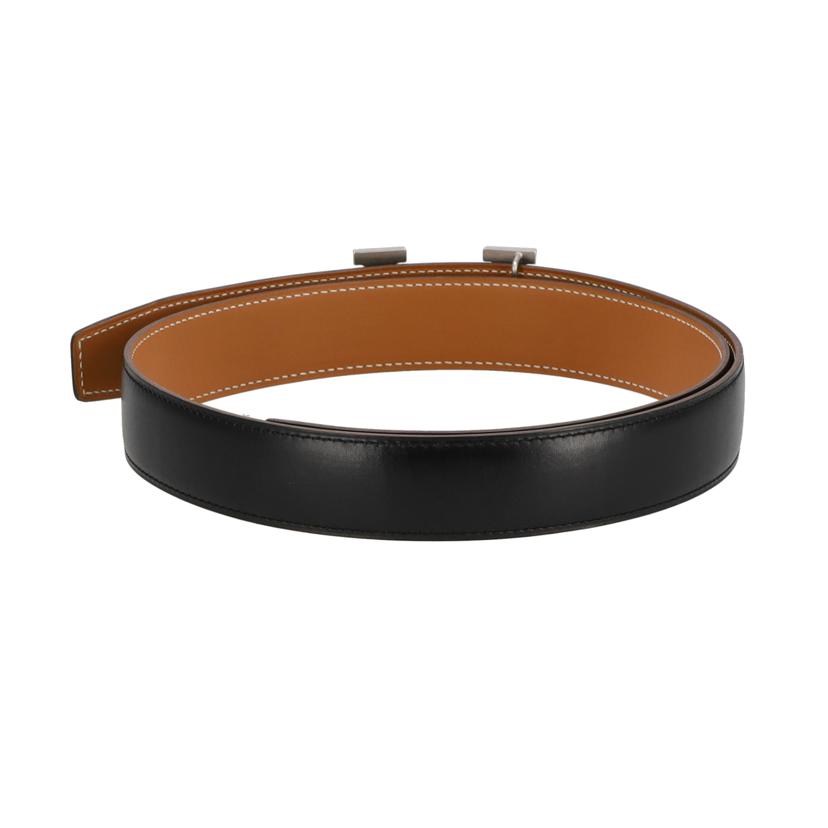 HERMES エルメス/コンスタンス Hバックル リバーシブルベルト 32mm/ブラック×ブラウン//K 9***/ABランク/01