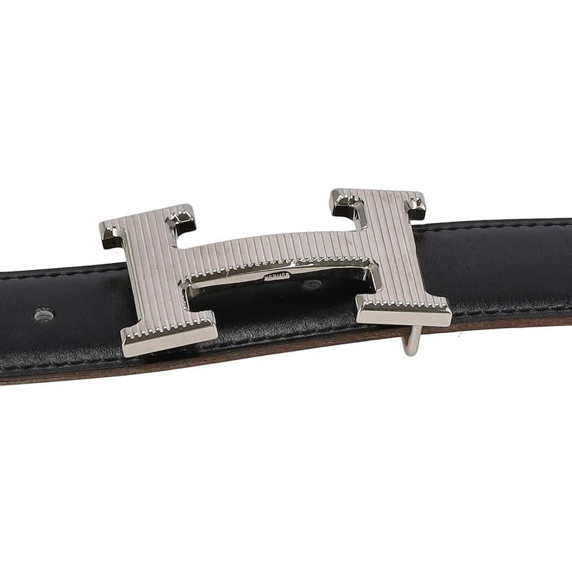 HERMES エルメス/コンスタンス Hバックル リバーシブルベルト 32mm/ブラック×ブラウン//K 9***/ABランク/01