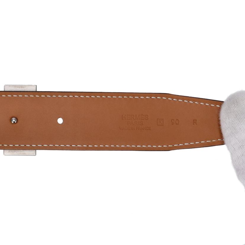 HERMES エルメス/コンスタンス Hバックル リバーシブルベルト 32mm/ブラック×ブラウン//K 9***/ABランク/01