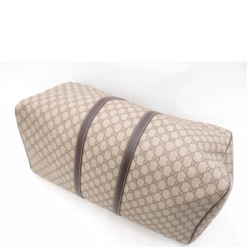 GUCCI グッチ ショルダーバッグ 旅行カバン トラベルバック メンズ レディース 肩掛け/GGスプリーム2wayボストン/ブラウン/206500//213***/Aランク/69