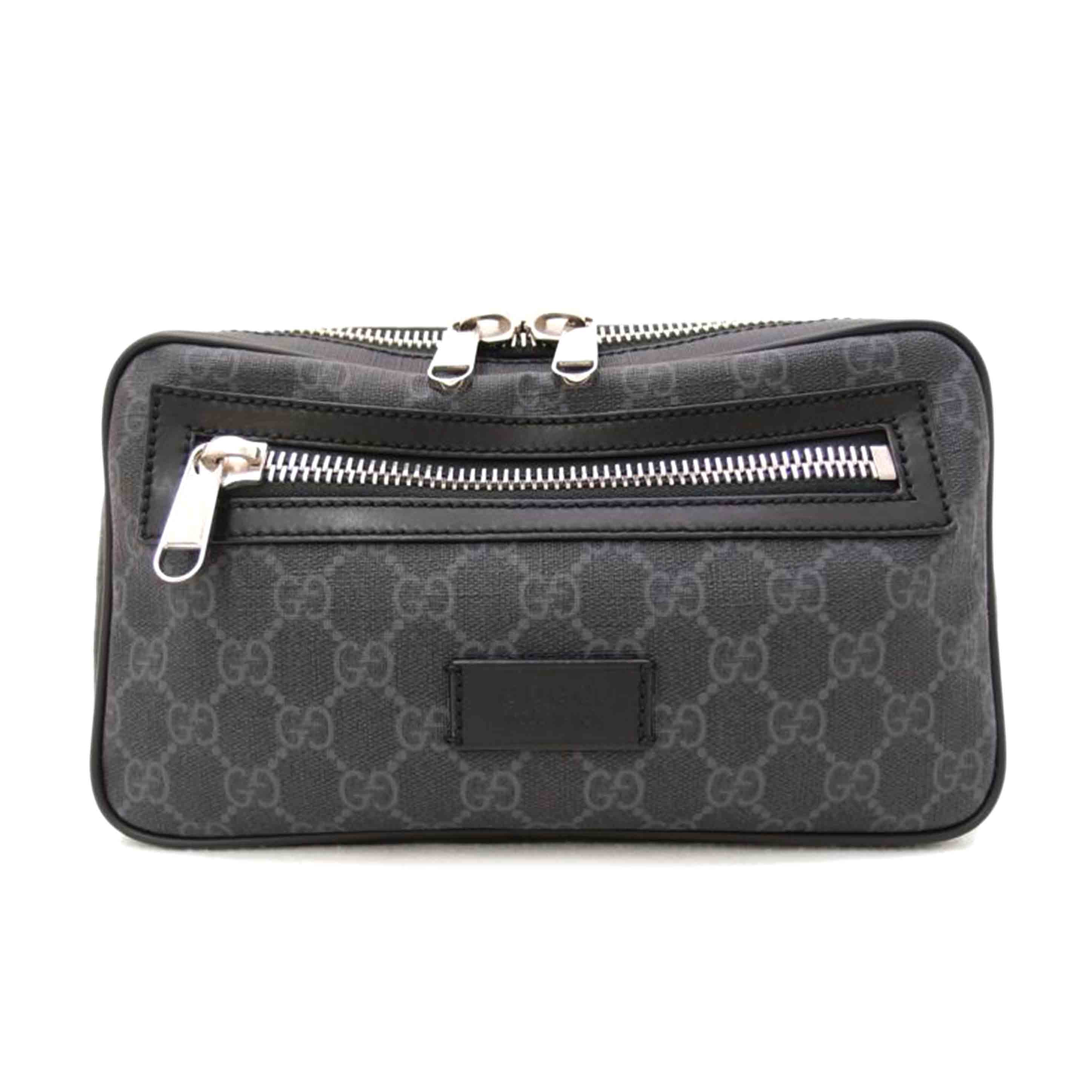 GUCCI グッチ ウエストポーチ 黒 メンズ シェリー/ソフトGGスプリームボディバッグ/ブラック/474293//200***/SAランク/69