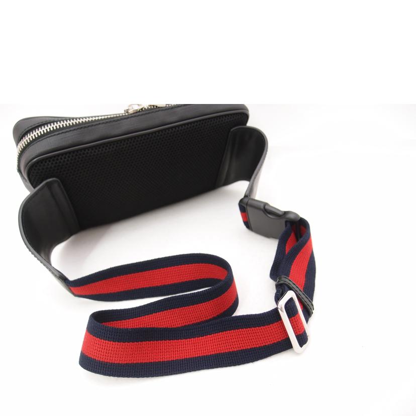 GUCCI グッチ ウエストポーチ 黒 メンズ シェリー/ソフトGGスプリームボディバッグ/ブラック/474293//200***/SAランク/69
