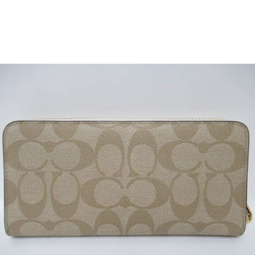 COACH/ラウンドファスナー長財布/シグネチャー/F59267//H1881/Aランク/63