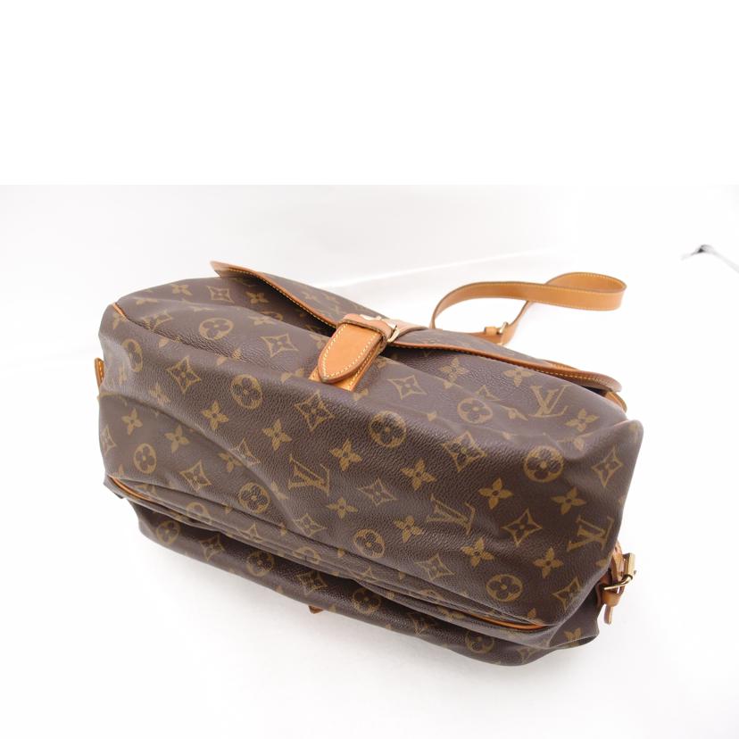 LOUIS VUITTON ルイヴィトン ルイ・ヴィトン ビトン ショルダーバッグ ブラウン メンズ レディース 定番 人気 LV 斜め掛け 肩がけ/ソミュール35/モノグラム/M42254//AR0***/Bランク/69