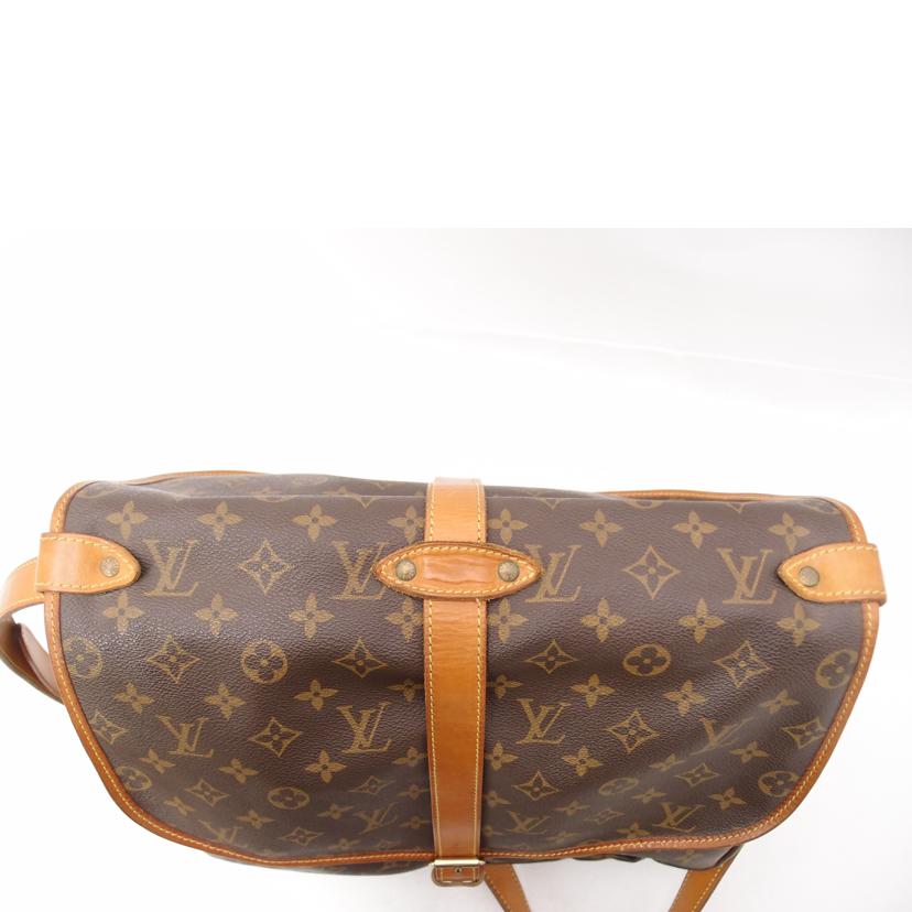 LOUIS VUITTON ルイヴィトン ルイ・ヴィトン ビトン ショルダーバッグ ブラウン メンズ レディース 定番 人気 LV 斜め掛け 肩がけ/ソミュール35/モノグラム/M42254//AR0***/Bランク/69