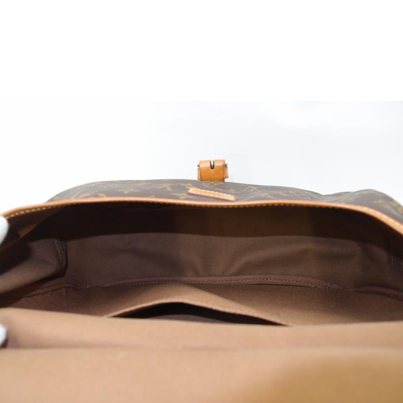 LOUIS VUITTON ルイヴィトン ルイ・ヴィトン ビトン ショルダーバッグ ブラウン メンズ レディース 定番 人気 LV 斜め掛け 肩がけ/ソミュール35/モノグラム/M42254//AR0***/Bランク/69