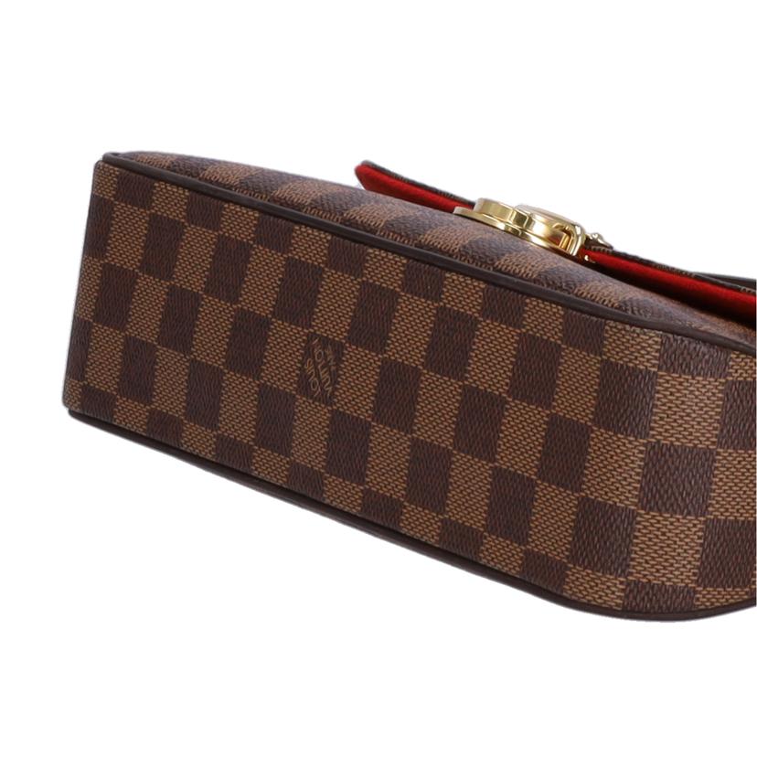 LOUIS VUITTON ルイヴィトン ルイ・ヴィトン ビトン ダミエ・エベヌ 市松模様 ブラウン 茶 ショルダーバッグ ハンドバッグ トートバッグ ブラウン メンズ レディース 定番 人気 LV 斜め掛け 肩がけ/ラヴェッロPM/ダミエ/エベヌ/N60007//FL0***/ABランク/91