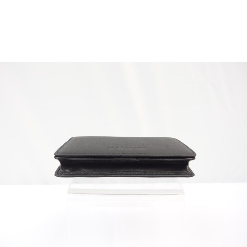 BALMAIN バルマン/バルマン レザーカードケース ブラック//ABランク/83