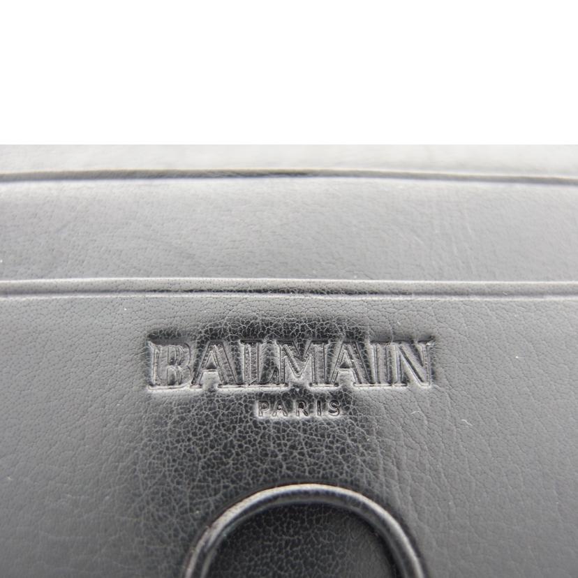 BALMAIN バルマン/バルマン レザーカードケース ブラック//ABランク/83