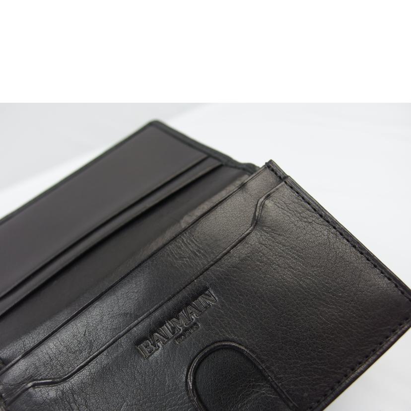 BALMAIN バルマン/バルマン レザーカードケース ブラック//ABランク/83