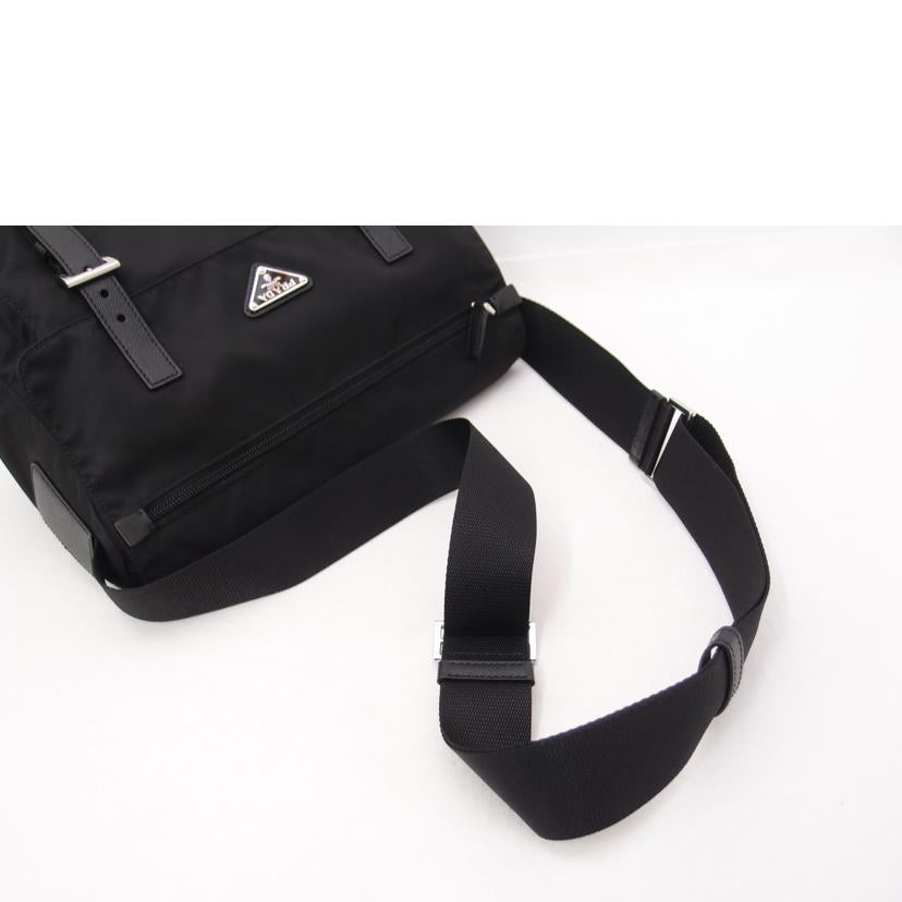 PRADA プラダ ショルダーバッグ 斜め掛け 肩掛け 黒 レディース メンズ/ナイロンショルダー/ブラック/1BD671//RFI*******/SAランク/69