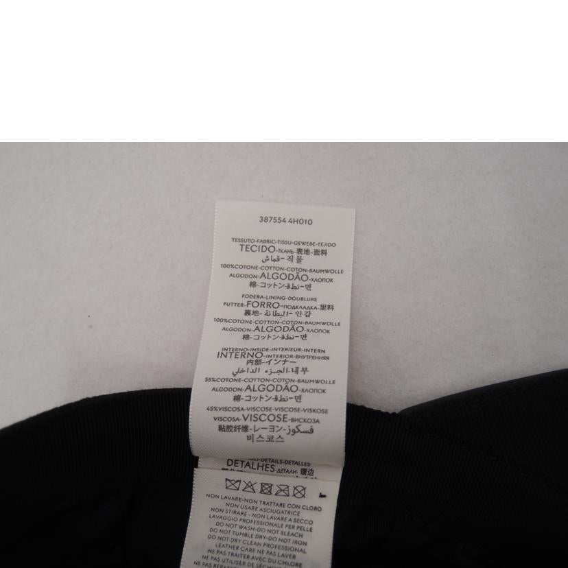 GUCCI グッチ キャンバス コットン 黒 帽子 レディース メンズ/インターロッキングGベースボールキャップ/ブラック/387554//4H0**/Aランク/69