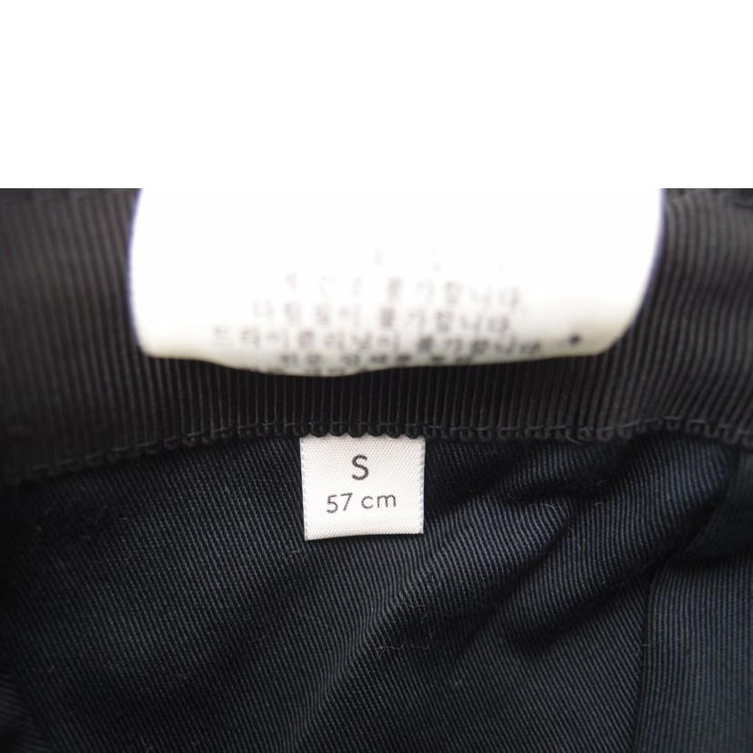 GUCCI グッチ キャンバス コットン 黒 帽子 レディース メンズ/インターロッキングGベースボールキャップ/ブラック/387554//4H0**/Aランク/69