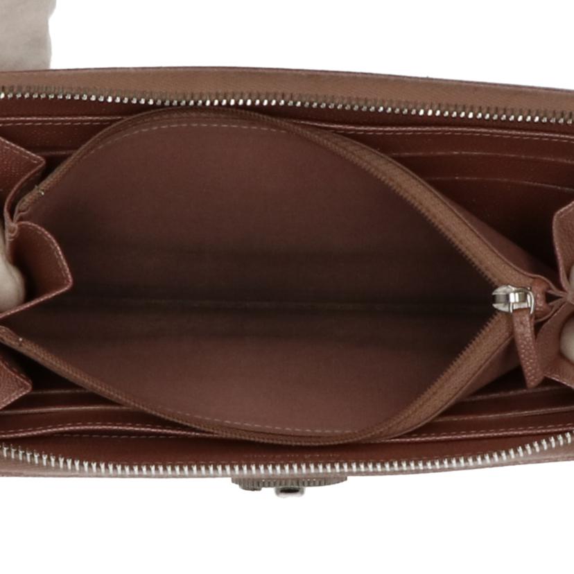 CHANEL シャネル/Vステッチラウンドジップ長財布 //27296848/Bランク/75