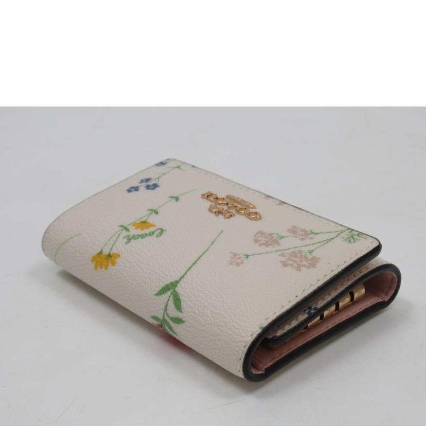 COACH/5連キーケース/レザー・フローラル/7251//A21**/Aランク/63