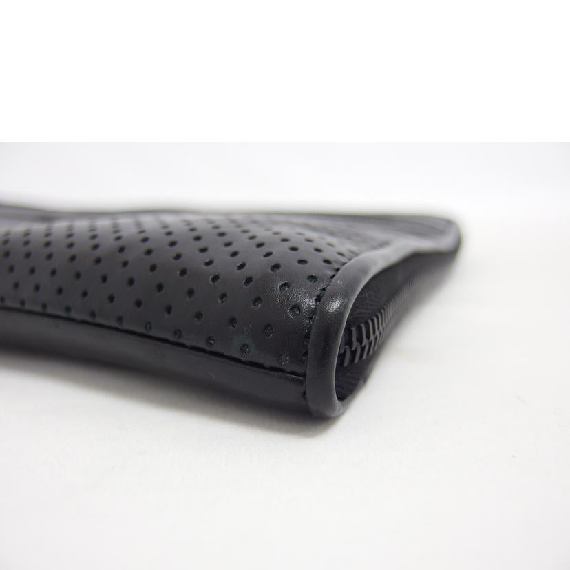 BOTTEGA VENETA ボッテガヴェネタ/パンチングレザー/クラッチバッグ/ブラック//B07*******/ABランク/04