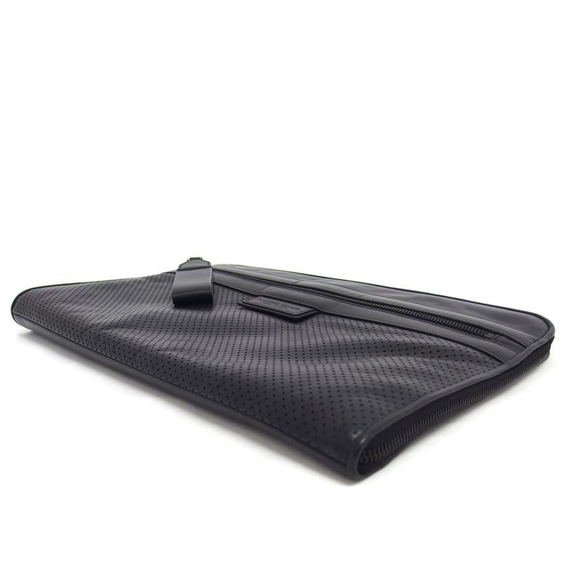 BOTTEGA VENETA ボッテガヴェネタ/パンチングレザー/クラッチバッグ/ブラック//B07*******/ABランク/04