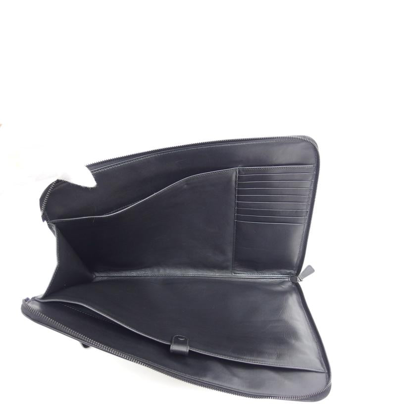 BOTTEGA VENETA ボッテガヴェネタ/パンチングレザー/クラッチバッグ/ブラック//B07*******/ABランク/04