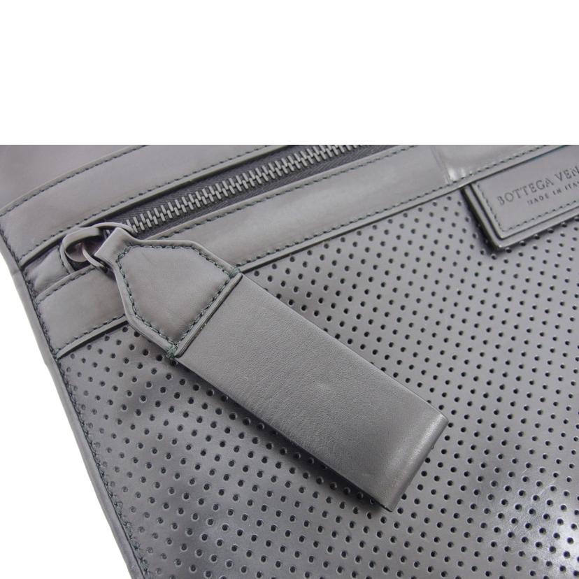 BOTTEGA VENETA ボッテガヴェネタ/パンチングレザー/クラッチバッグ/ブラック//B07*******/ABランク/04