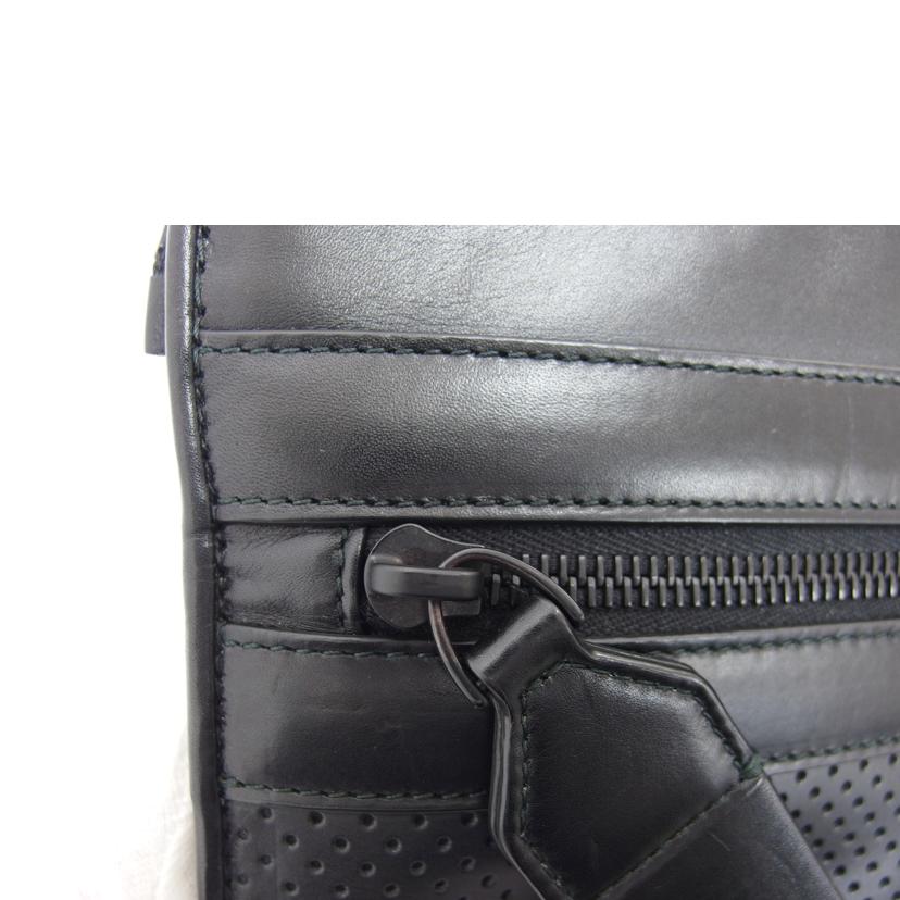 BOTTEGA VENETA ボッテガヴェネタ/パンチングレザー/クラッチバッグ/ブラック//B07*******/ABランク/04