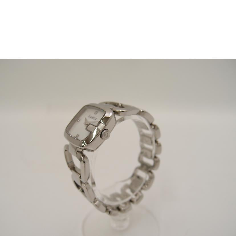 GUCCI グッチ/Gコレクション・ホワイトシェル/3Pダイヤ/クオーツ/125.5//12906823/Aランク/69