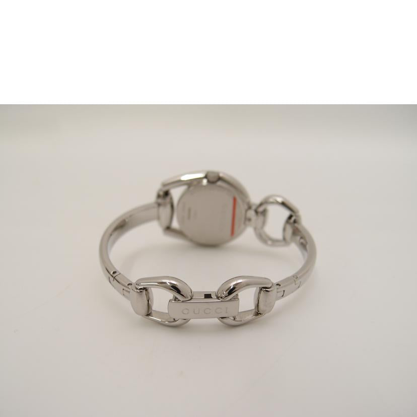 GUCCI グッチ/ホースビット・ホワイトシェル/12Pダイヤ/クオーツ/YA139504//16256534/Aランク/69