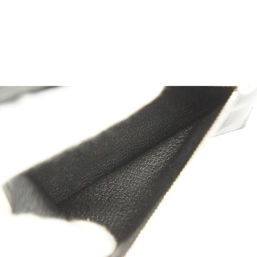 HERMES エルメス/ベアンコンパクト /リザード/ブラック//□N刻印 2010年製/Bランク/05