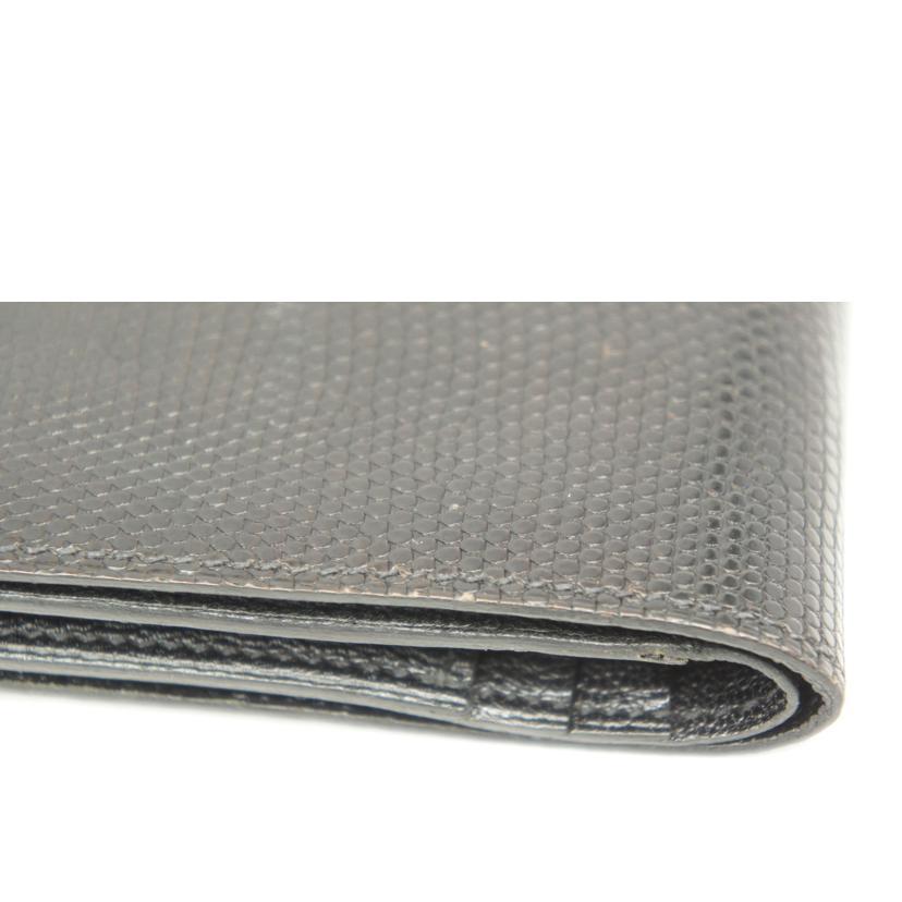 HERMES エルメス/ベアンコンパクト /リザード/ブラック//□N刻印 2010年製/Bランク/05