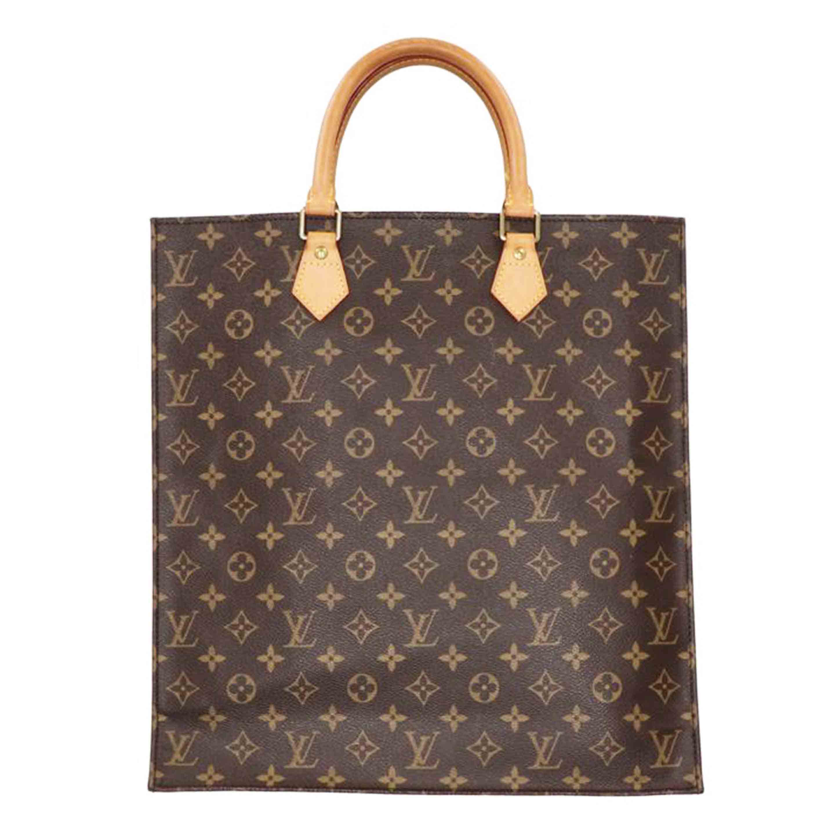 LOUIS VUITTON ルイヴィトン ルイ・ヴィトン ビトン ショルダーバッグ ハンドバッグ トートバッグ ブラウン メンズ レディース 定番 人気 LV 斜め掛け 肩がけ/旧型サック・プラ/モノグラム/M51140//ABランク/93